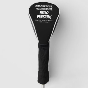 Funda Para Palo De Golf Tensión de despedida hola pensión de jubilación gr