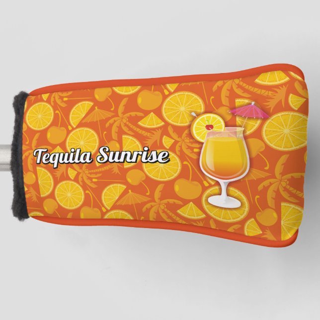 Funda Para Palo De Golf Tequila Sunrise Cocktail (Anverso)