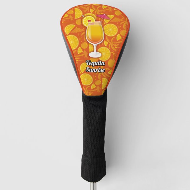 Funda Para Palo De Golf Tequila Sunrise Cocktail (Anverso)