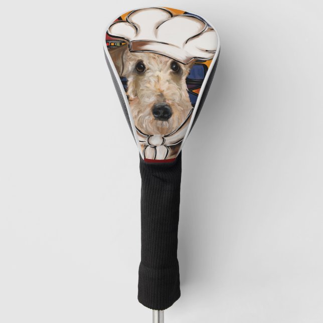 Funda Para Palo De Golf Terrier Airedale  (Anverso)