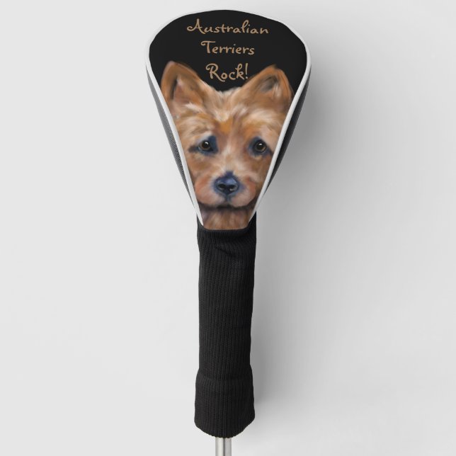 Funda Para Palo De Golf Terrier australiano (Anverso)