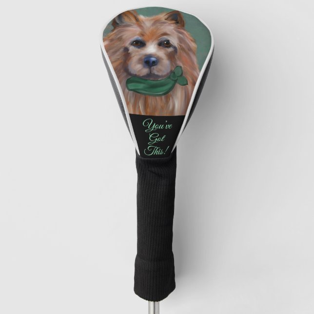 FUNDA PARA PALO DE GOLF TERRIER AUSTRALIANO   (Anverso)