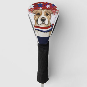 FUNDA PARA PALO DE GOLF TERRIER STAFFORDSHIRE AMERICANO