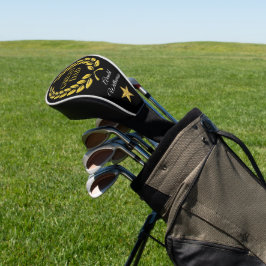Funda Para Palo De Golf texto de GRAN PAPÁ Corona y Estrella personalizabl