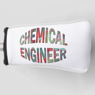 Funda Para Palo De Golf Texto de ingeniero químico abultado