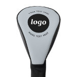 Funda Para Palo De Golf Texto de logotipo sencillo Empresarial Polvo promo<br><div class="desc">Añade tu propio logotipo y elección de texto a este diseño. Eliminar el texto superior o inferior si lo prefiere. Minimalista y profesional. Excelente como producto promocional para sus clientes y clientes.</div>