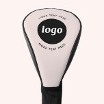 Funda Para Palo De Golf Texto de logotipo simple Negocios Promocional Rubo<br><div class="desc">Añade tu propio logotipo y elección de texto a este diseño. Eliminar el texto superior o inferior si lo prefiere. Minimalista y profesional. Excelente como producto promocional para sus clientes y clientes.</div>