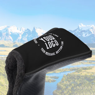 Funda Para Palo De Golf Texto de personalizable y su logotipo o imagen sub
