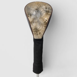 Funda Para Palo De Golf Textura de arte fractal moderno abstracto tonos te