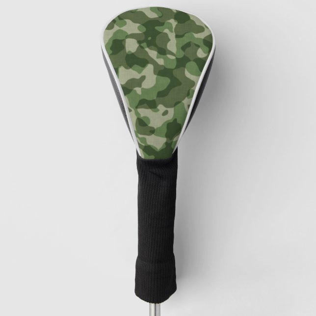 Funda para palo de golf  textura militar (Anverso)