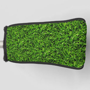 Funda Para Palo De Golf Textura realista de foto de hierba divertida verde