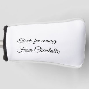 Funda Para Palo De Golf thanks for coming add name text message 