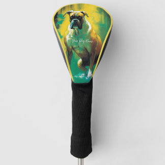 Funda Para Palo De Golf The Boxer Dog - Composición 008