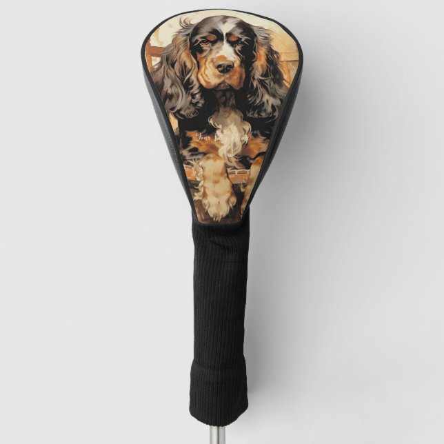 Funda Para Palo De Golf The Cocker Spaniel Dog 001 - Odessa Leyendecker (Anverso)