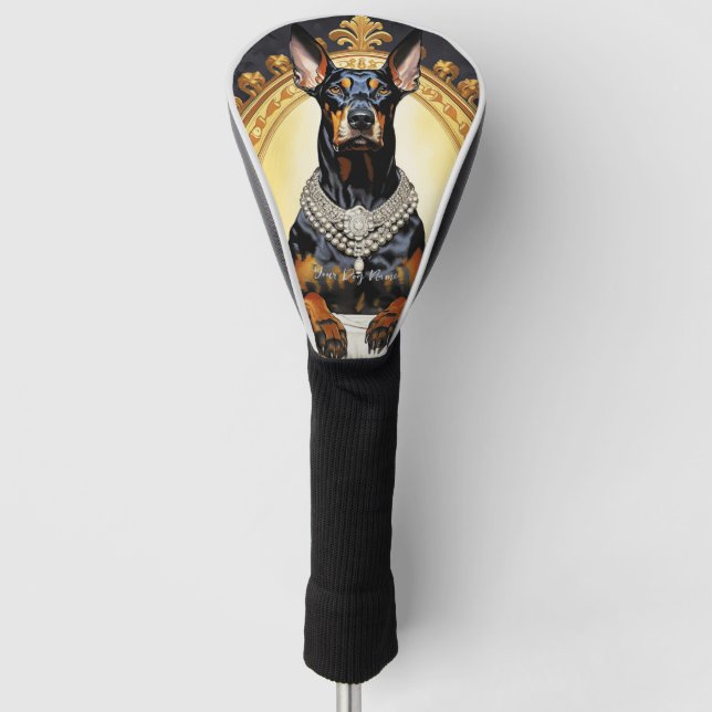 Funda Para Palo De Golf The Doberman Dog 002 - Odessa Leyendecker (Anverso)