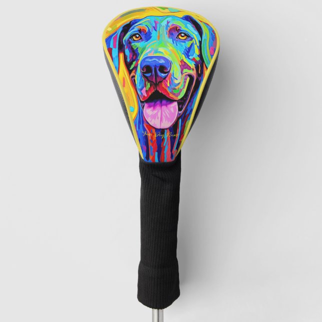 Funda Para Palo De Golf The Great Dane Dog 003 - Zetton Ziana (Anverso)