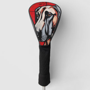 Funda Para Palo De Golf The Great Dane Dog, Red and Black 2001 - Ulises Da