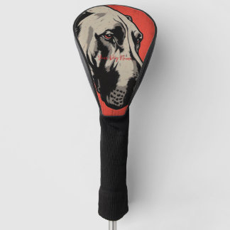 Funda Para Palo De Golf The Great Dane Dog, Red and Black 2003 - Ulises Da