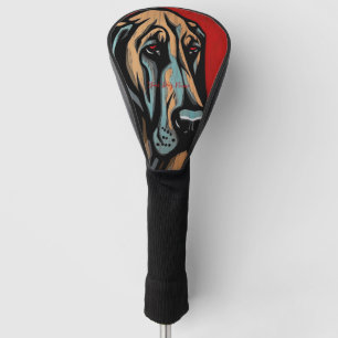 Funda Para Palo De Golf The Great Dane Dog, Red and Black 2004 - Ulises Da