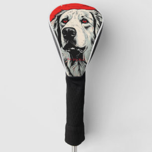 Funda Para Palo De Golf The Great Pyrenees Dog, Red and Black 2001 - Ulise