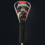 Funda Para Palo De Golf The Schnauzer Dog, Red and Black 2001 - Ulises Dal<br><div class="desc">[ Pinturas de arte de ultra alta calidad ] ● Acrílico sobre papel ● 9.600~12.000 píxeles ● 500 ppp 【Ulises Dallaire|Pintor mago de colores rojos y negros que dibuja con un toque único. Es un trabajo que al instante atrae la atención de todos.</div>