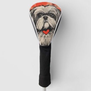 Funda Para Palo De Golf The Shih Tzu Dog, Red and Black 2004 - Ulises Dall