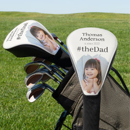 Funda Para Palo De Golf #theDad, Nombre Blanco Año y Foto Personalizada
