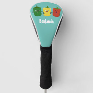 Funda Para Palo De Golf Tía de pimiento picante capsicum trío canto person