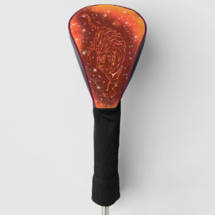Funda Para Palo De Golf Tiger Golf Head Cover Running At Starry Night