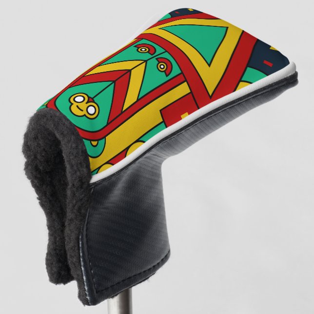 Funda Para Palo De Golf tiki espiritual (Anverso 3/4)