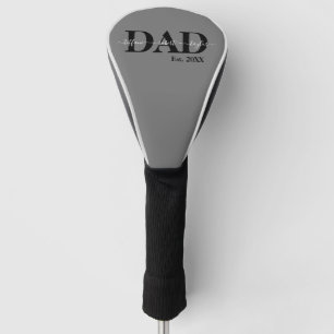 Funda Para Palo De Golf Tipografía de nombres de niños establecida por pap