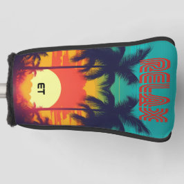 Funda Para Palo De Golf Tirador de atardecer tropical "RelX" de los años 8
