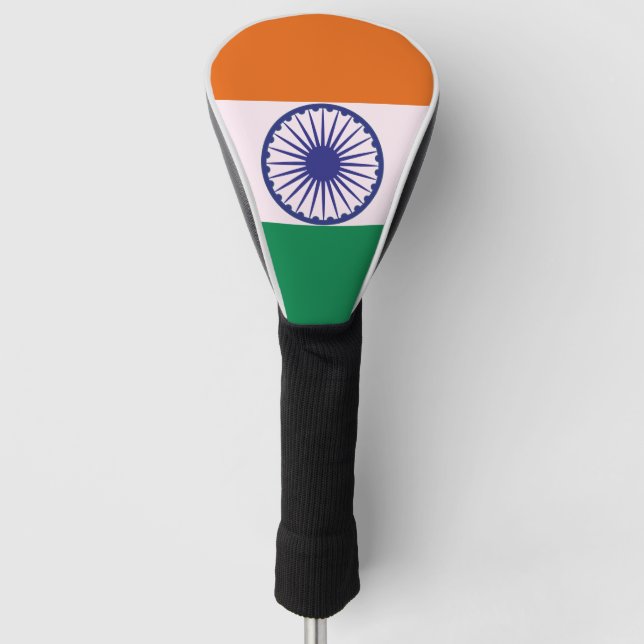 Funda Para Palo De Golf Tiranga tricolor india (Anverso)