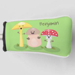 Funda Para Palo De Golf Toadstool de hongos de hongo de kawaii