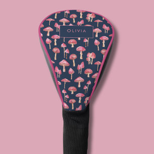 Funda Para Palo De Golf Toalla de golf Patrón de acuarela de hongo