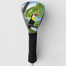 Funda Para Palo De Golf Tocan tropical en un árbol