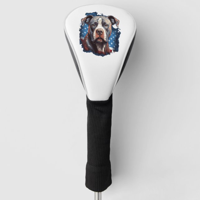 FUNDA PARA PALO DE GOLF TODOS LOS PERROS AMERICANOS (Anverso)