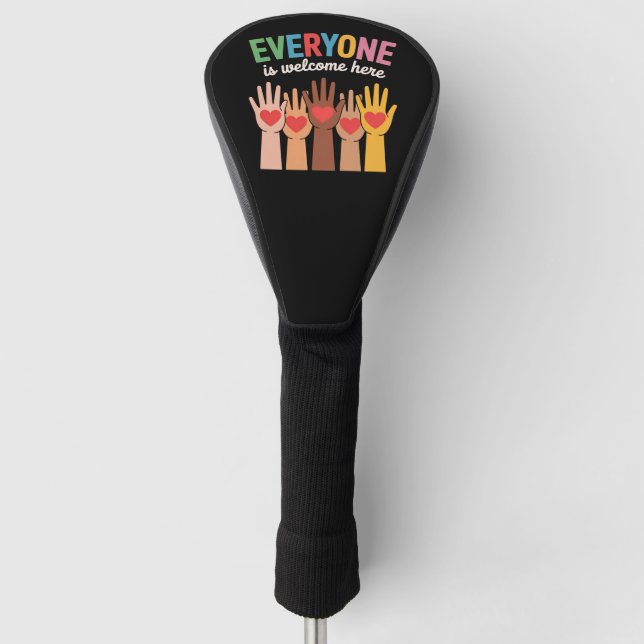 Funda Para Palo De Golf Todos Son Bienvenidos Aquí (Anverso)