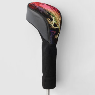 Funda Para Palo De Golf Tono pulido y formas fosilizadas roca o madera