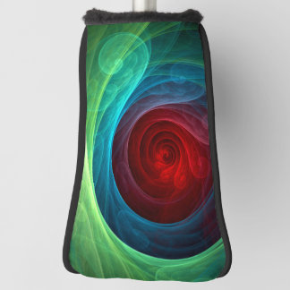 Funda Para Palo De Golf Tormenta roja Floral Moderno Resumen Patrón de col