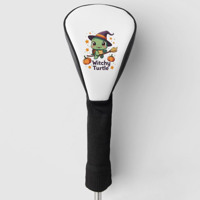 Funda Para Palo De Golf Tortuga de bruja (Anverso)