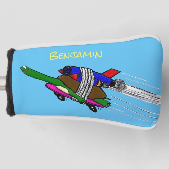 Funda Para Palo De Golf Tortuga voladora (Anverso)