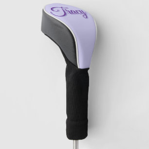 Funda Para Palo De Golf Tracy Chicas Nombre En Purpura,