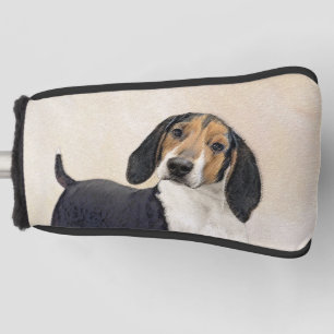 Funda Para Palo De Golf Treeing Walker Coonhound Painting - Arte original
