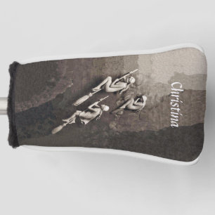 Funda Para Palo De Golf Tres brujas blancas Bonitos volando sobre las habi