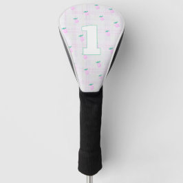 Funda Para Palo De Golf Tropical Pastel Pineapple Golf Head Cover