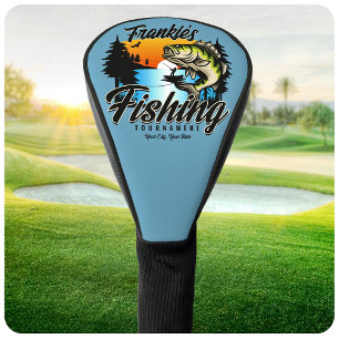 Funda Para Palo De Golf Trucha de pescador de pesca personalizada