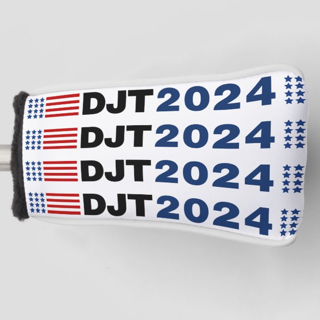 Funda Para Palo De Golf Trump 2024 DJT (Anverso)