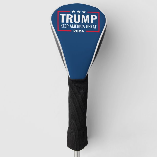 Funda Para Palo De Golf Trump 2024 Mantenga a Estados Unidos grande - rojo (Anverso)