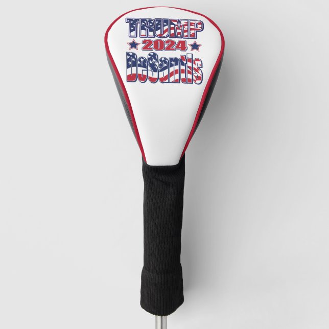 Funda Para Palo De Golf Trump DeSantis 2024 (Anverso)